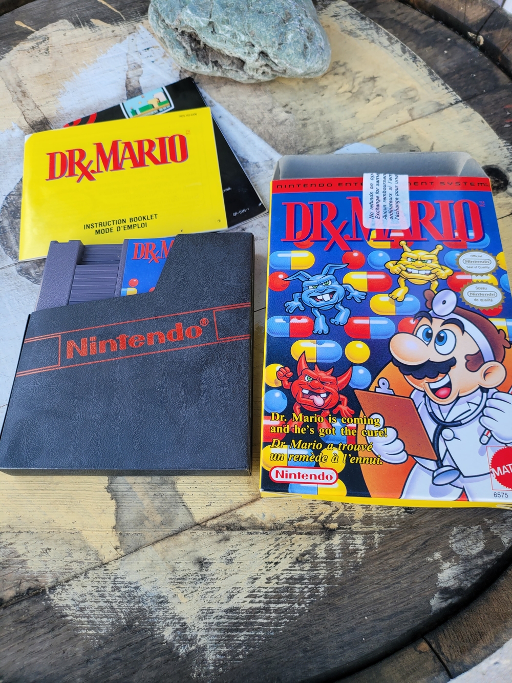 Nintendo Dr. Mario NES Game Boxed Set — Blue, Yellow, Red